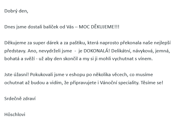 Napsali o nás - recenze dobrot z gastrodílny